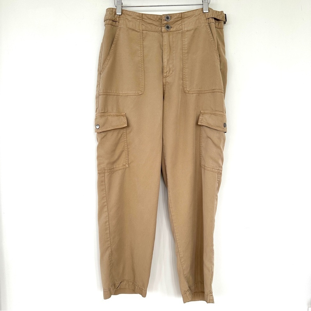 Nicole Miller cargo pants, high waisted, in a lightweight Lyocell fabric